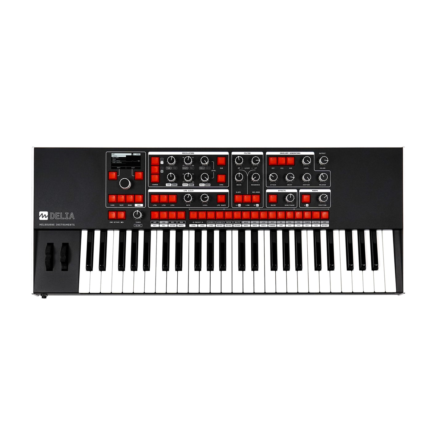 DELIA - Motorized Hybrid Polysynth
