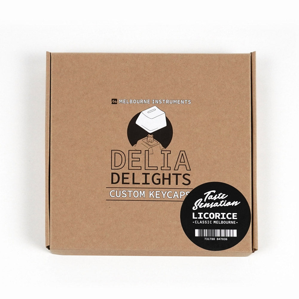 DELIA DELIGHTS Keycaps - Licorice (Black)