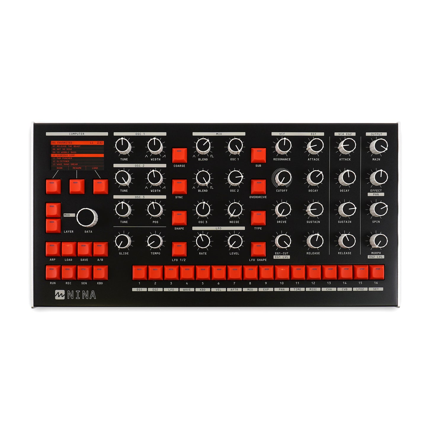 NINA - 12 Voice Analog Polysynth